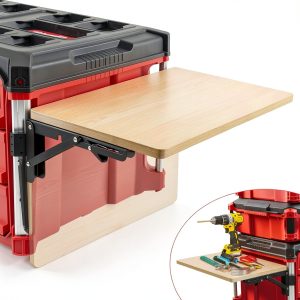 Heavy Duty Foldable Work Table BPOPO Milwaukee Packout Fit Black-0
